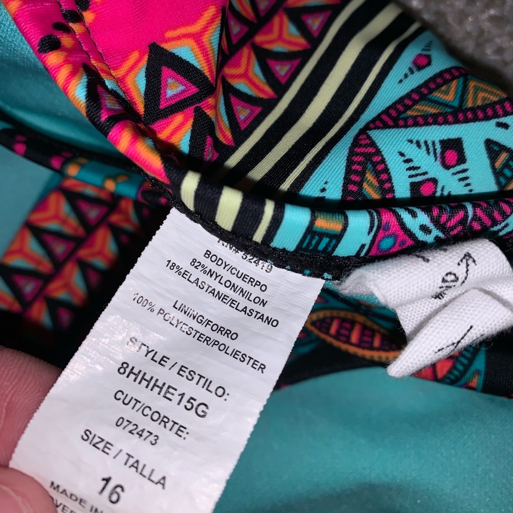 H and H Multicolor Bikini Bottoms size 16 - Picture 5 of 6